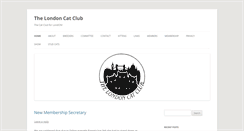 Desktop Screenshot of londoncatclub.org